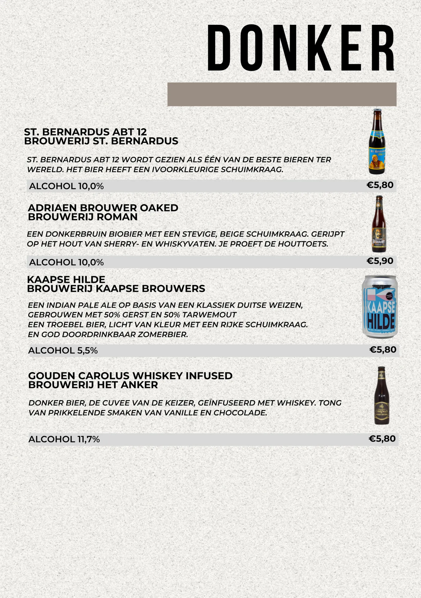 Donker bier vervolg