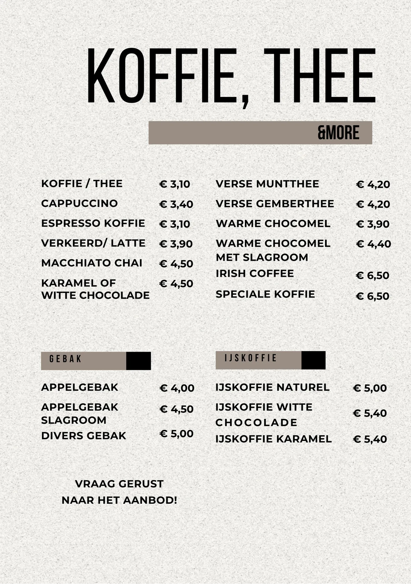Koffie en thee