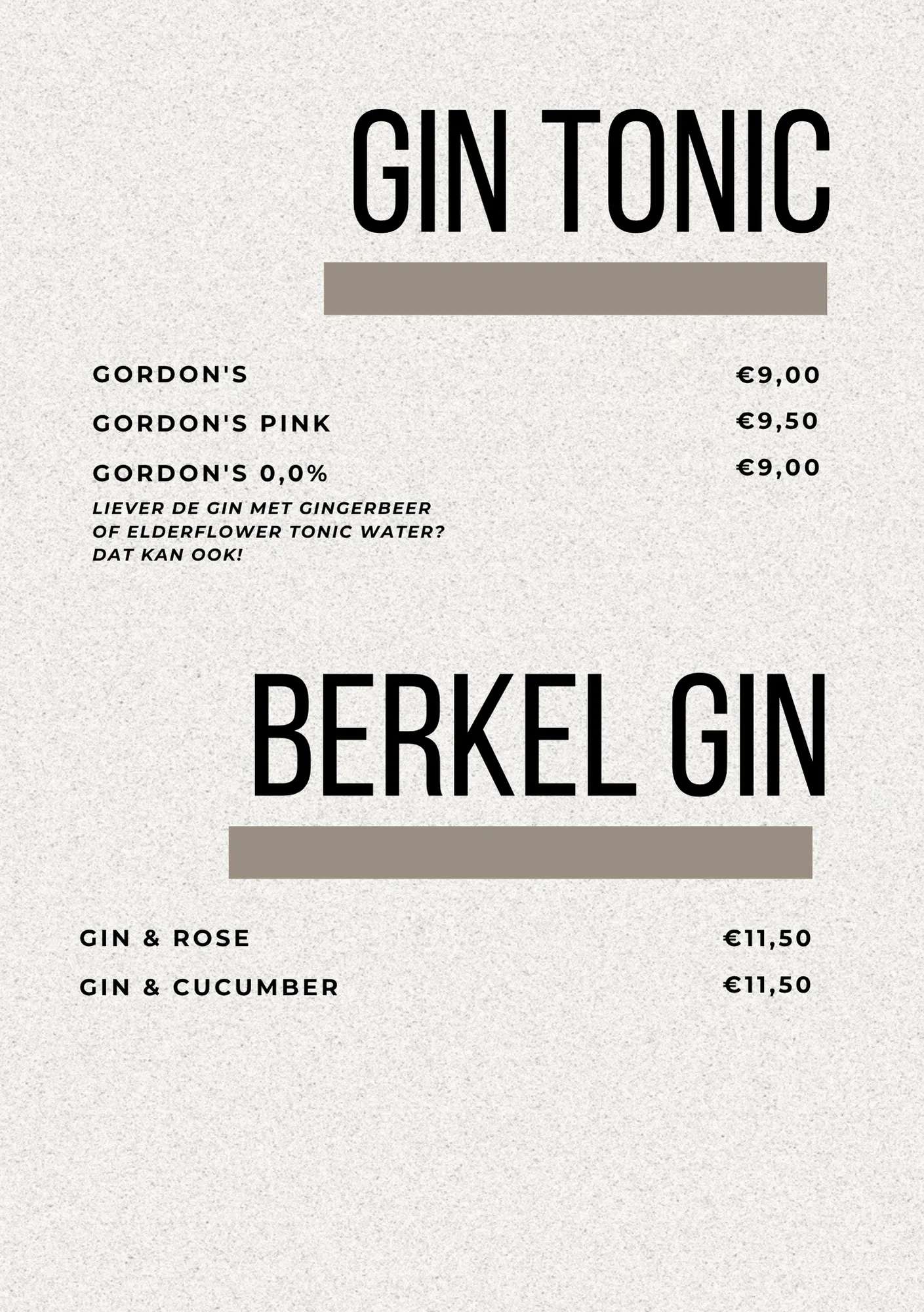 Gin tonic